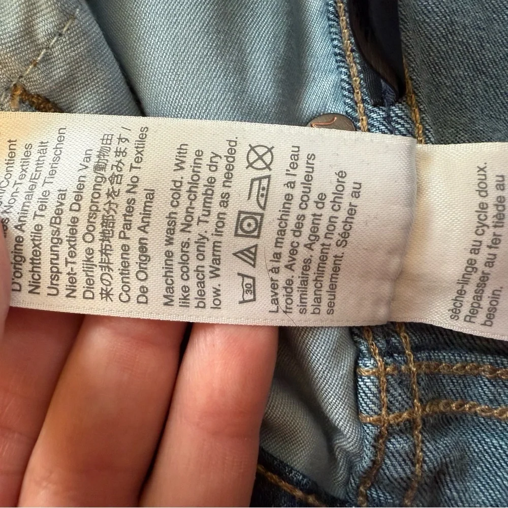 Madewell women’s 5 pocket skinny jeans 10” high rise size 23 stretch y2k - Picture 7 of 8